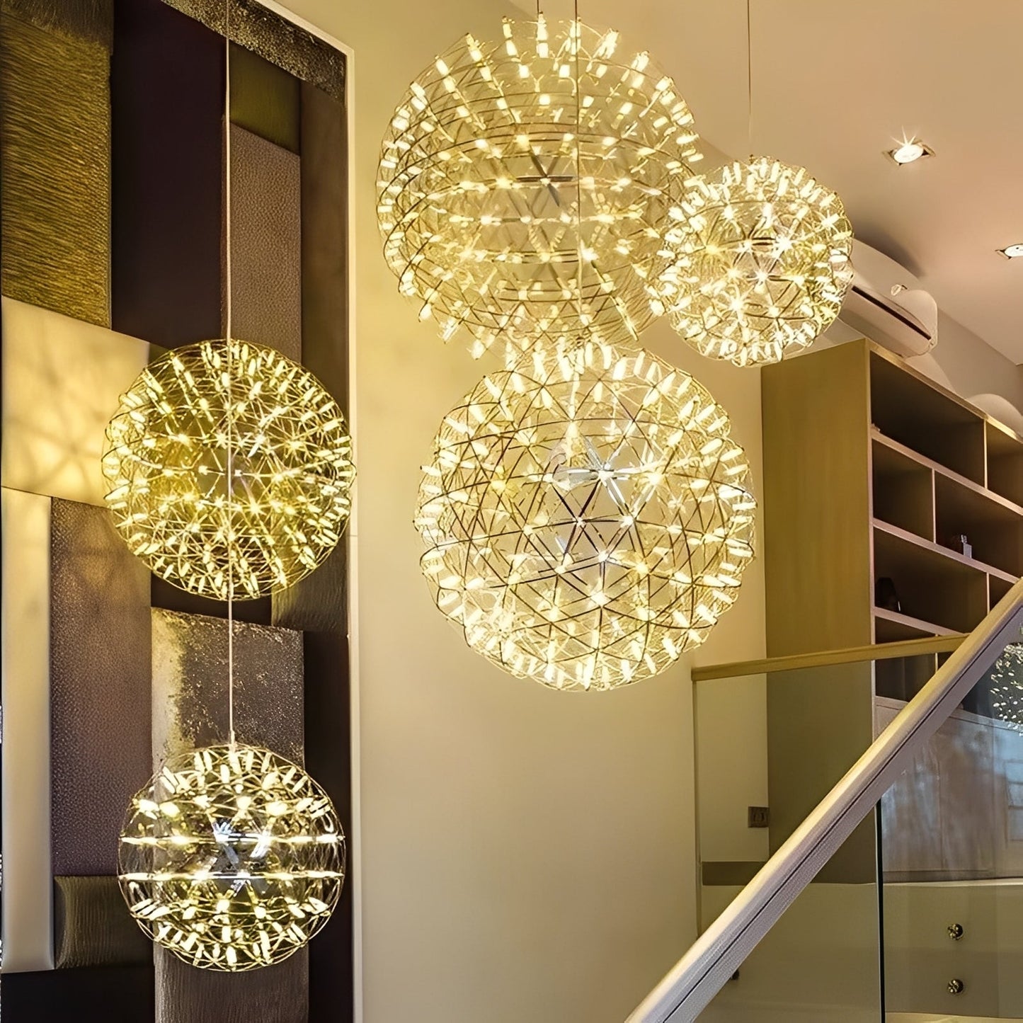 Cassian – Lustre à Boules LED Créatif