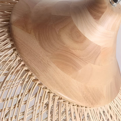 Ella – Plafonnier en rotin asiatique