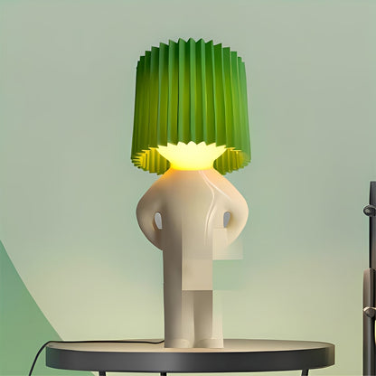 Neil – Lampe de nuit avec figure de garçon & lumière rétro chaude