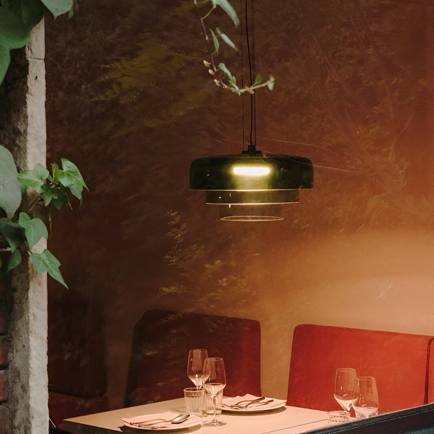 Raki – Suspension en Verre Céleste Nordique