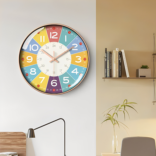 Timo – Horloge murale pour enfants au design de dessin animé
