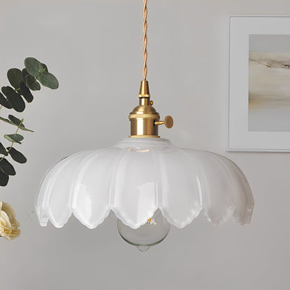 Alaric – Café Kronleuchter en Laiton & Verre