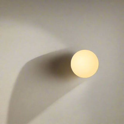 Daryl – Applique Murale Ronde en Verre Minimaliste