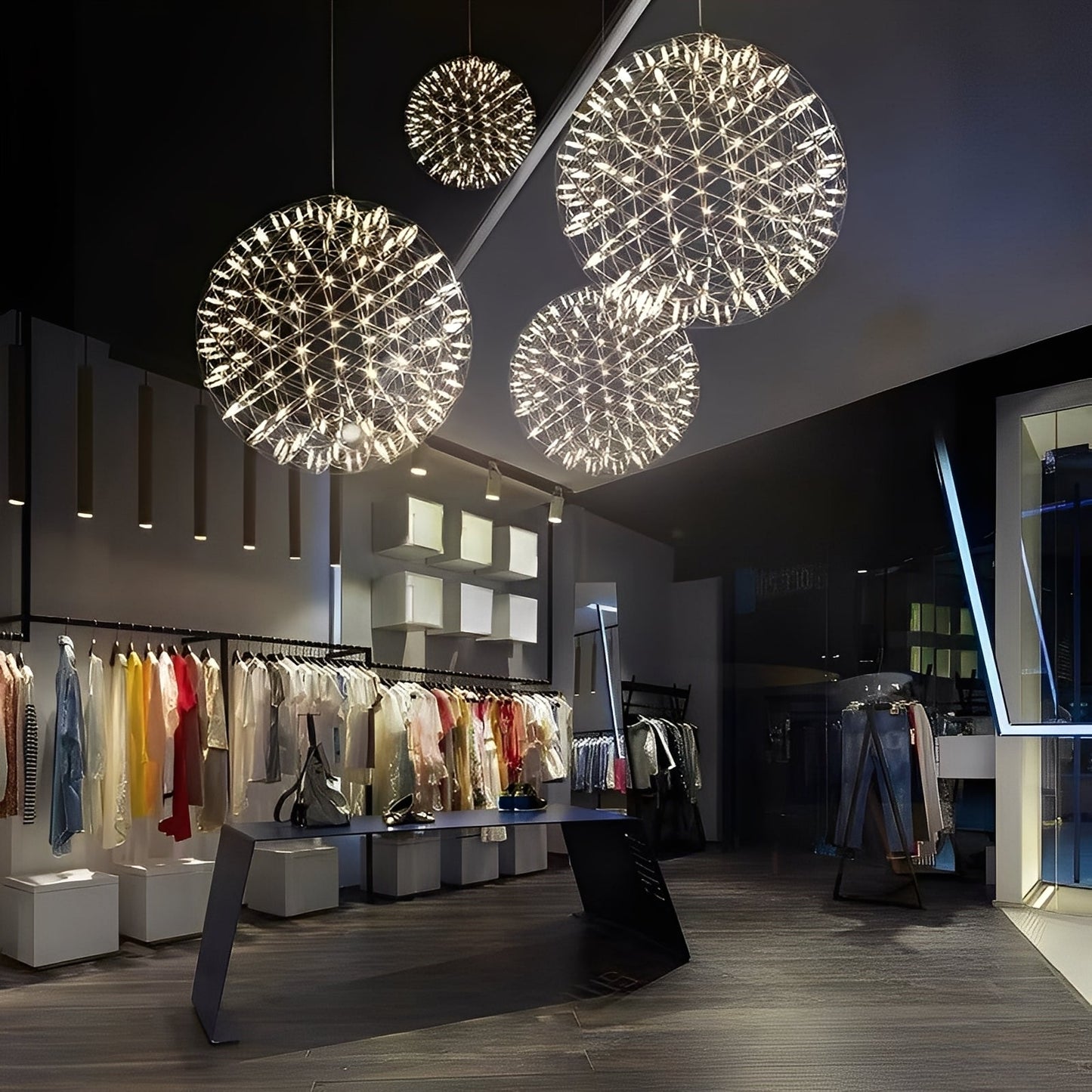 Cassian – Lustre à Boules LED Créatif