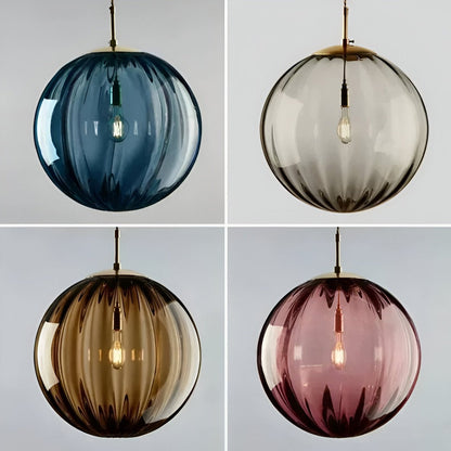 Aoba – Lampe suspendue en verre artistique