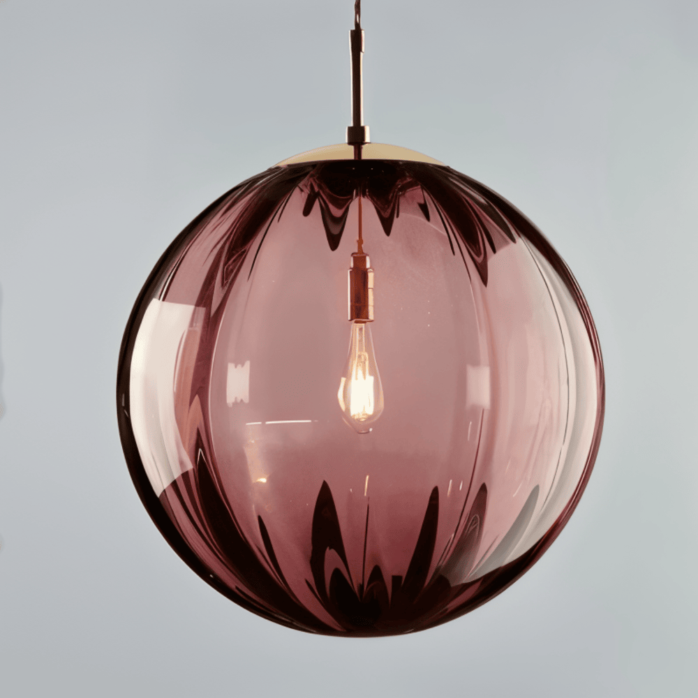 Aoba – Lampe suspendue en verre artistique