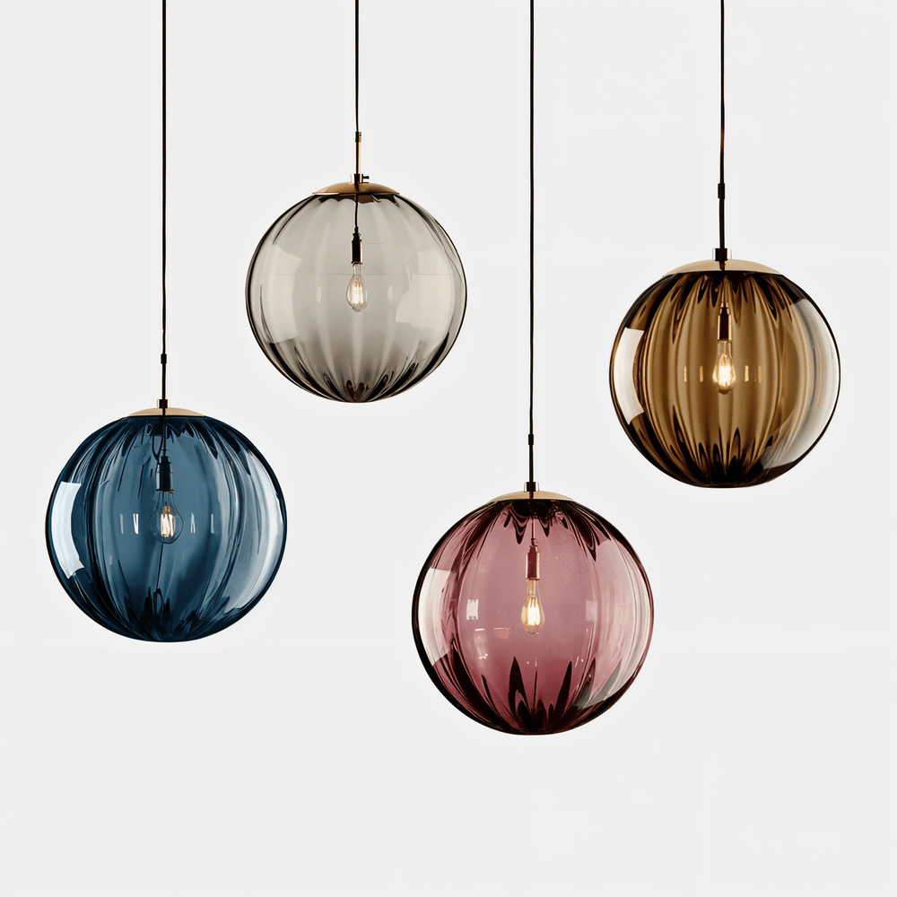 Aoba – Lampe suspendue en verre artistique