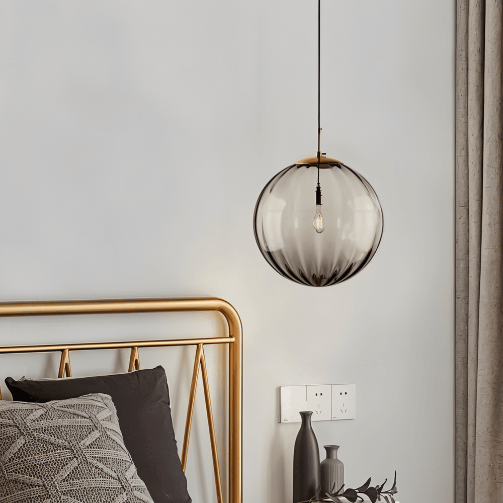Aoba – Lampe suspendue en verre artistique