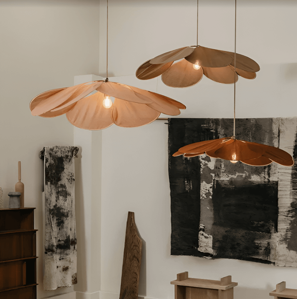 Miyako – Lampe Pendante en Tissu Boho