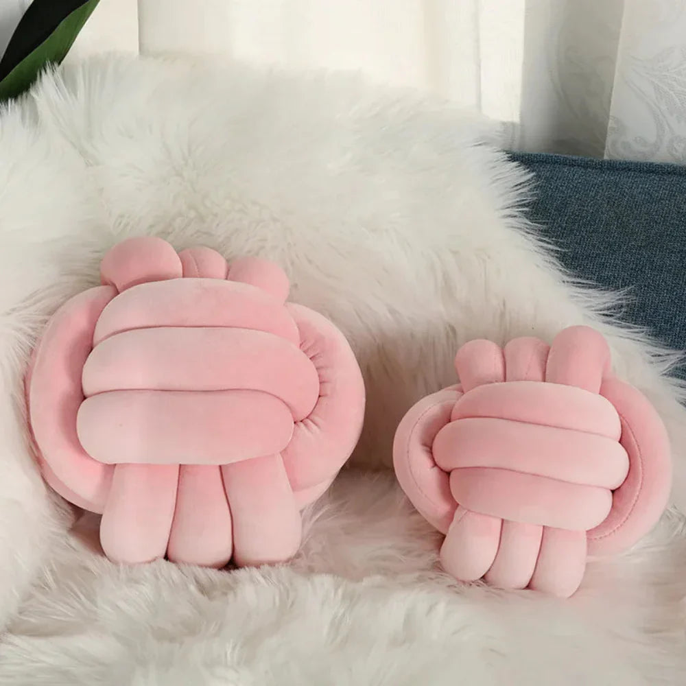 Moko – Coussin en velours tressé