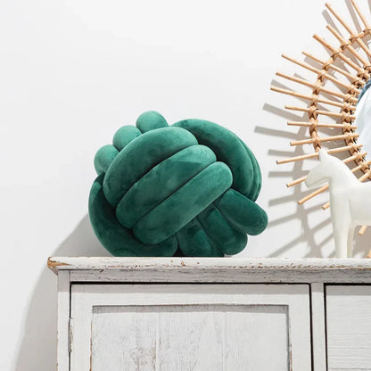 Moko – Coussin en velours tressé