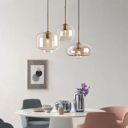 Nayumi – Suspension en verre moderne