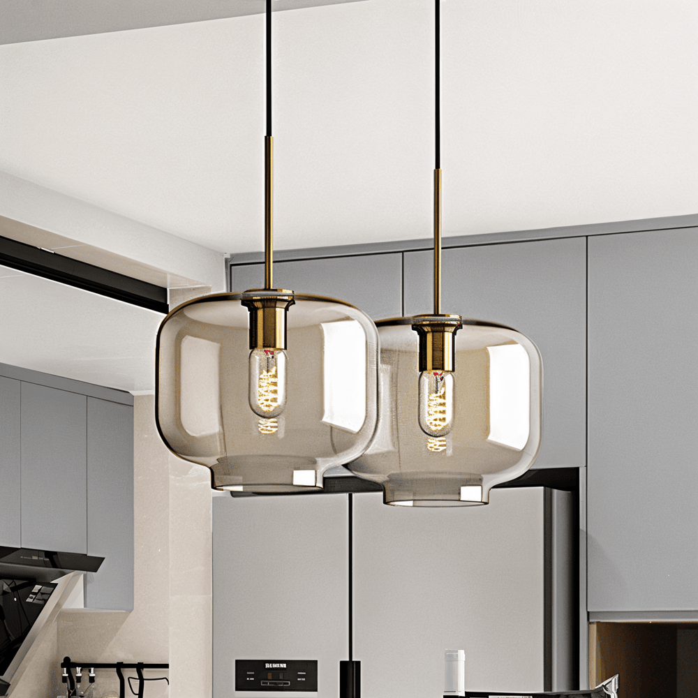 Nayumi – Suspension en verre moderne