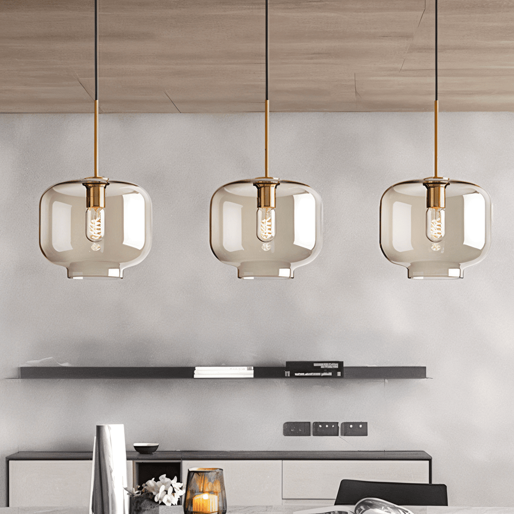 Nayumi – Suspension en verre moderne