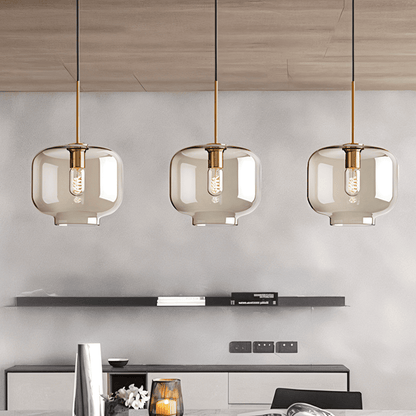 Nayumi – Suspension en verre moderne