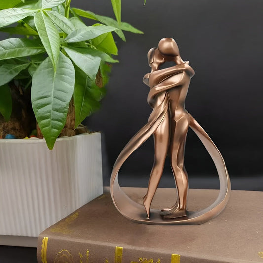 Renai – Figurine de décoration romantique « Couple amoureux »