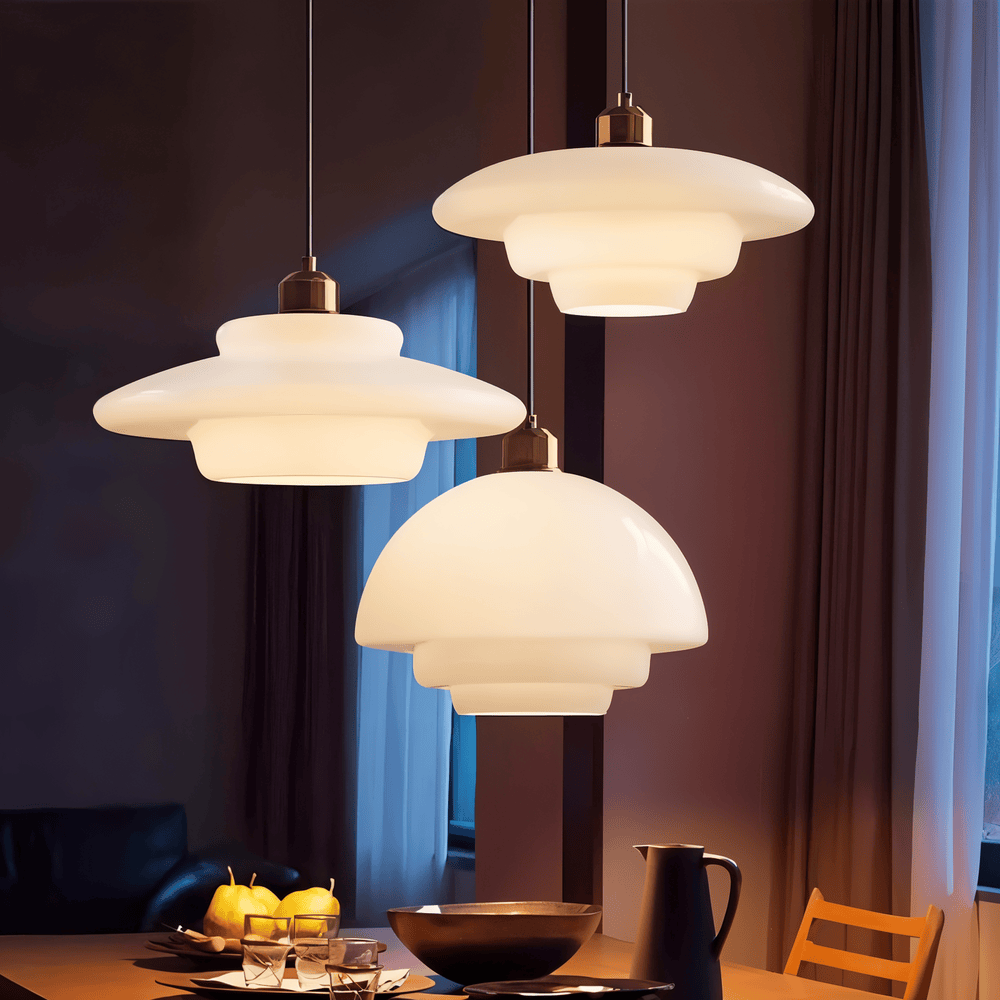 Sora – Suspension en Verre Moderne Minimaliste
