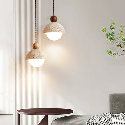 Atasha – Lampe Suspendue Retro Crème
