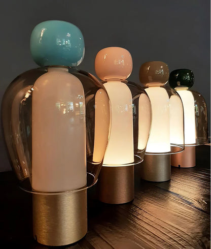 Vetra – Lampe de Table en Verre Moderne Minimaliste
