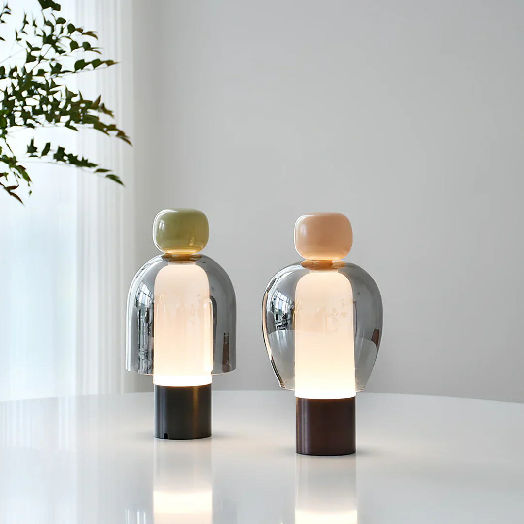 Vetra – Lampe de Table en Verre Moderne Minimaliste
