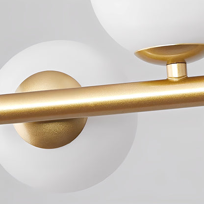 Leonie – Lustre Minimaliste en Verre et Haricots