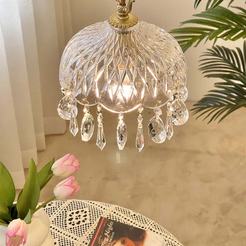 Eloisa – Lampe Vintage en Cristal Française