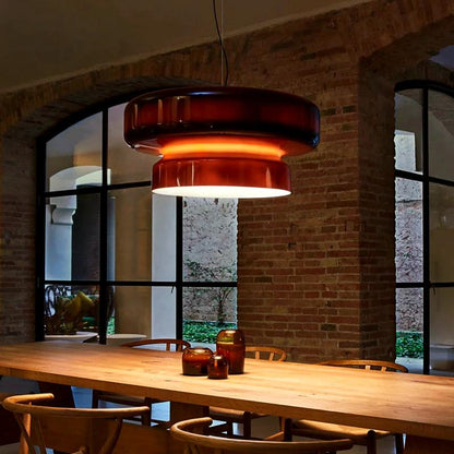 Selene – Suspension en verre moderne