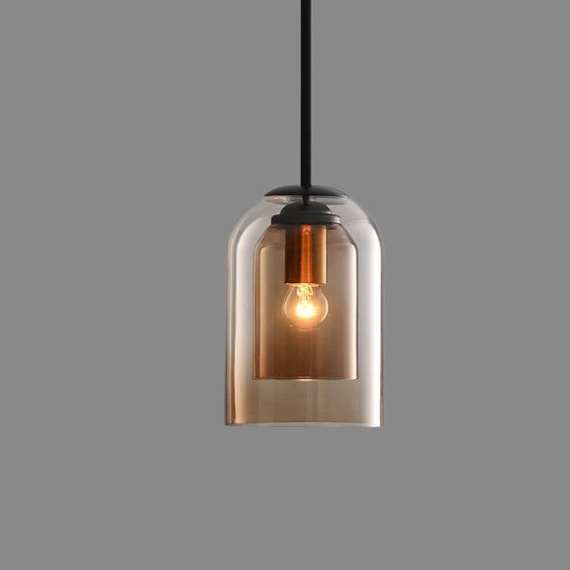 Hyun – Lustre en verre créatif au design rétro