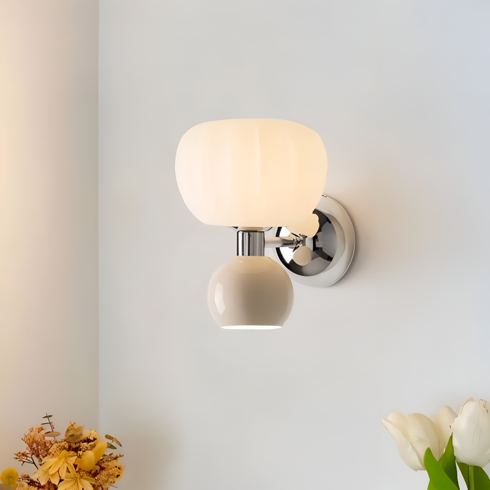 Kabocha – Lampe Murale Double Tête Citrouille