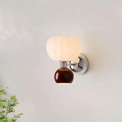 Kabocha – Lampe Murale Double Tête Citrouille
