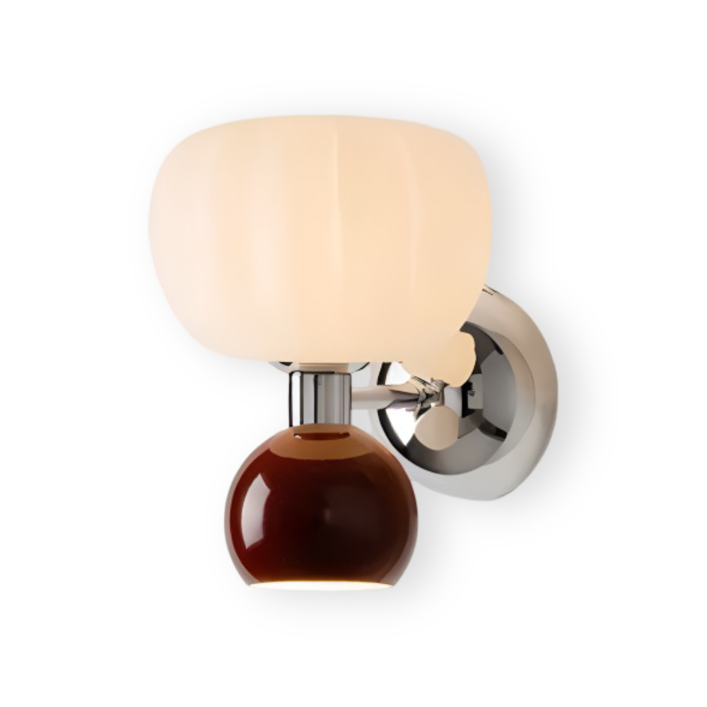 Kabocha – Lampe Murale Double Tête Citrouille