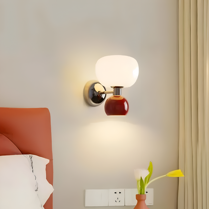 Kabocha – Lampe Murale Double Tête Citrouille