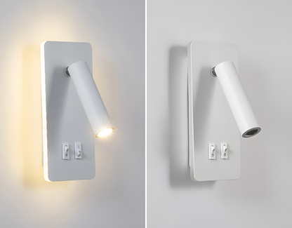 TubePivot – Lampe murale orientable en métal épuré