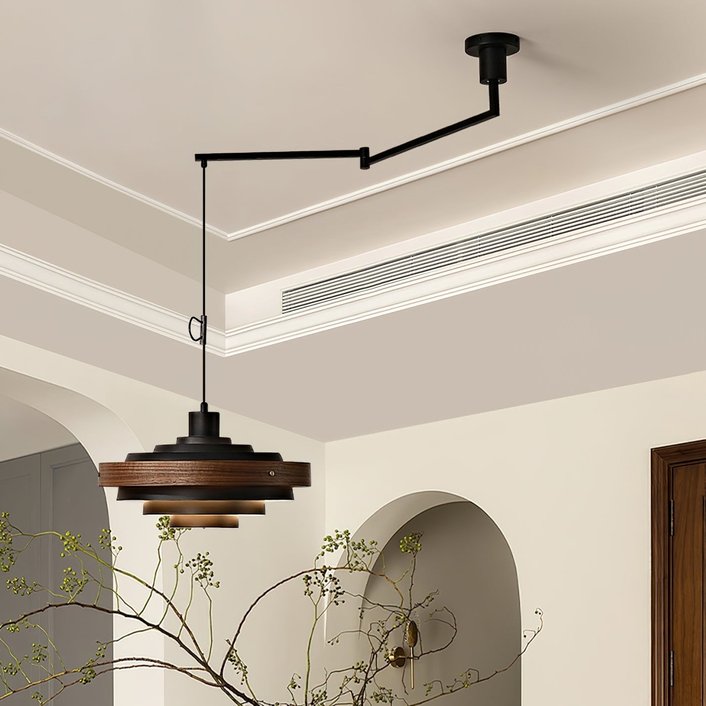 Rancho – Lampe à suspension à bras pivotant