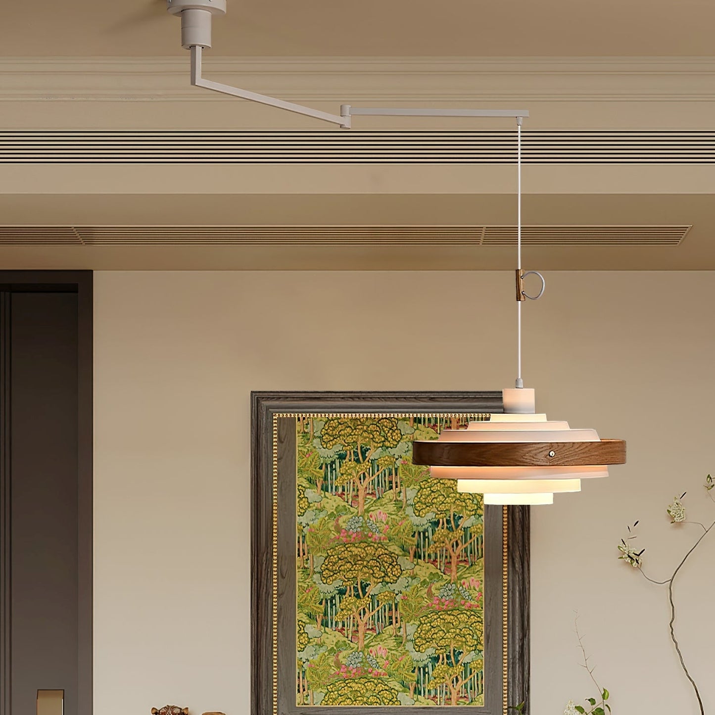 Rancho – Lampe à suspension à bras pivotant