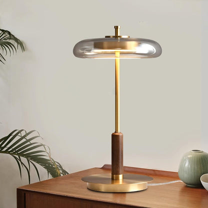 Vera – Lampe de table en cuivre et verre