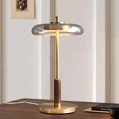 Vera – Lampe de table en cuivre et verre