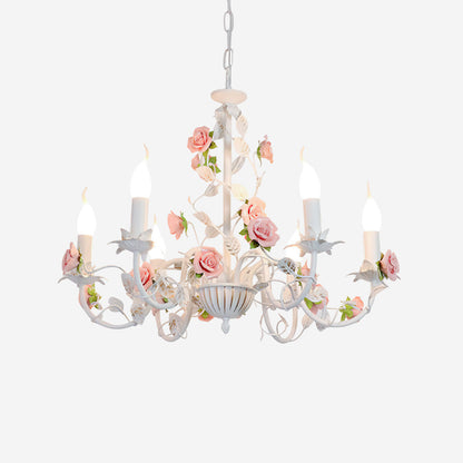 Evelisse – Lustre Vintage Blanc