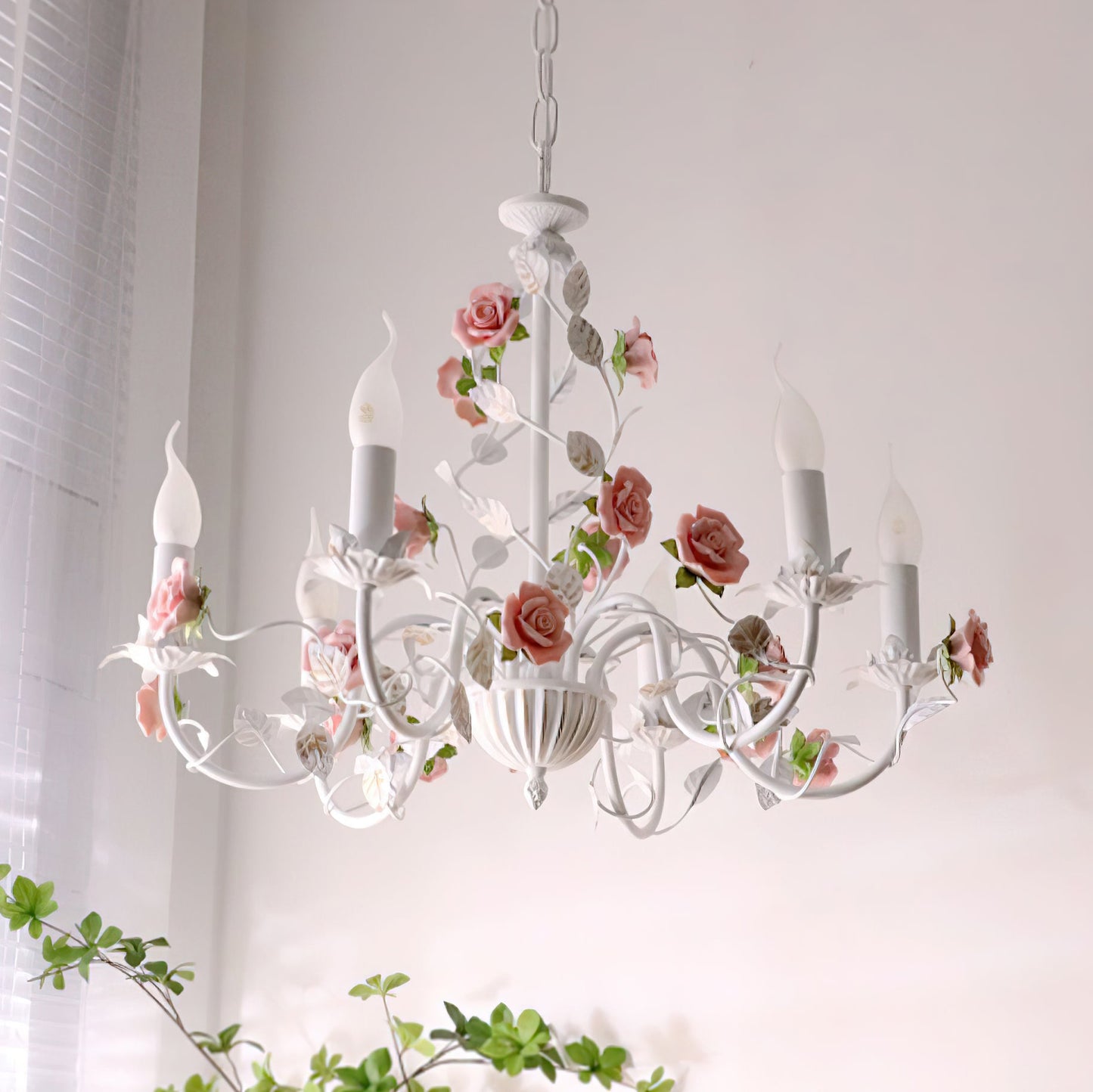 Evelisse – Lustre Vintage Blanc