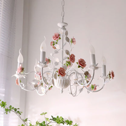 Evelisse – Lustre Vintage Blanc