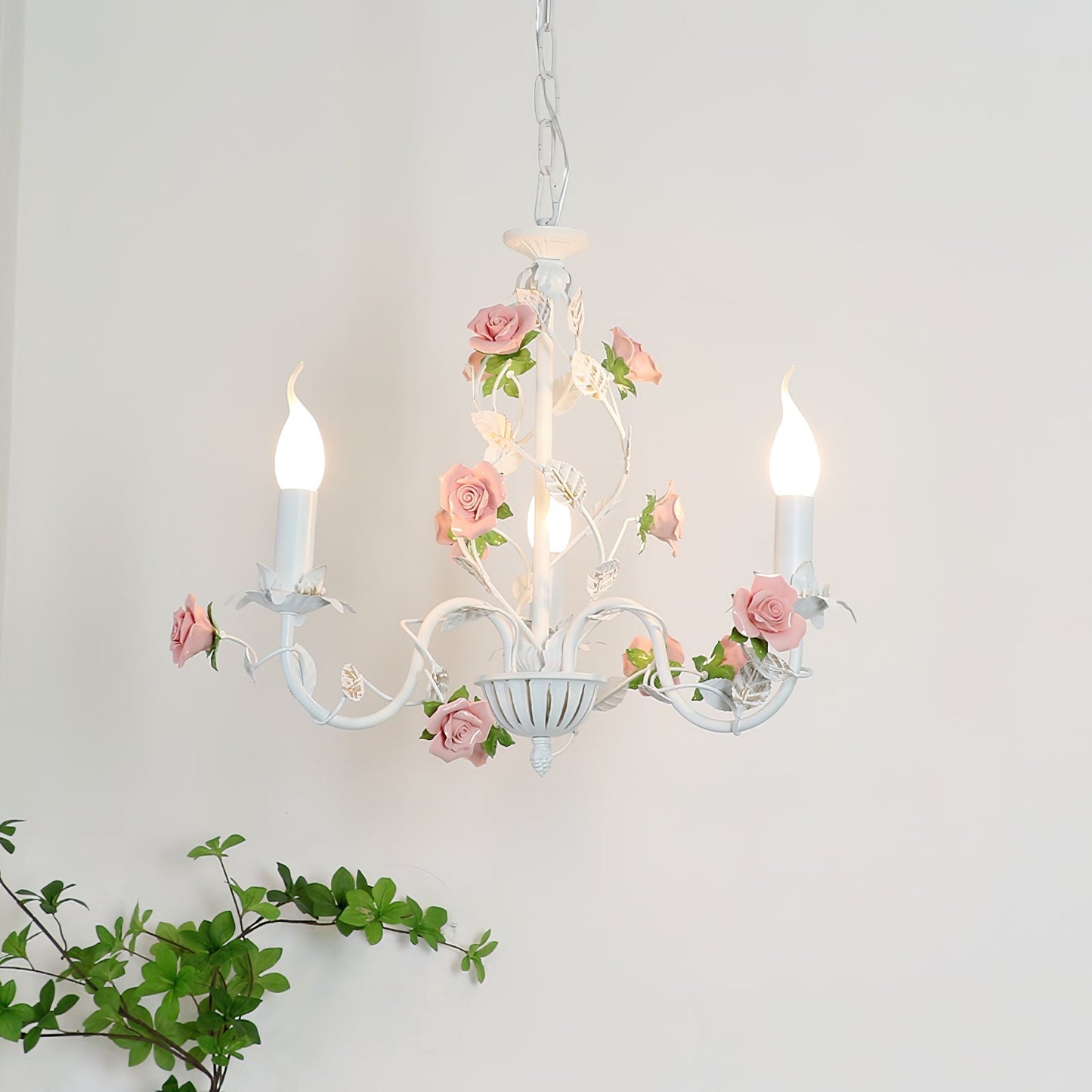 Evelisse – Lustre Vintage Blanc