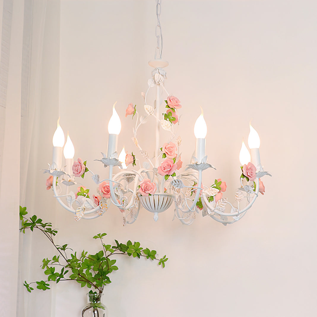 Evelisse – Lustre Vintage Blanc