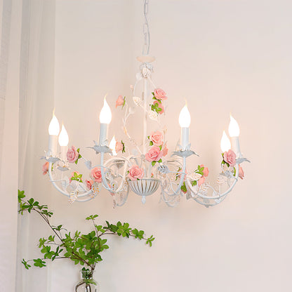 Evelisse – Lustre Vintage Blanc
