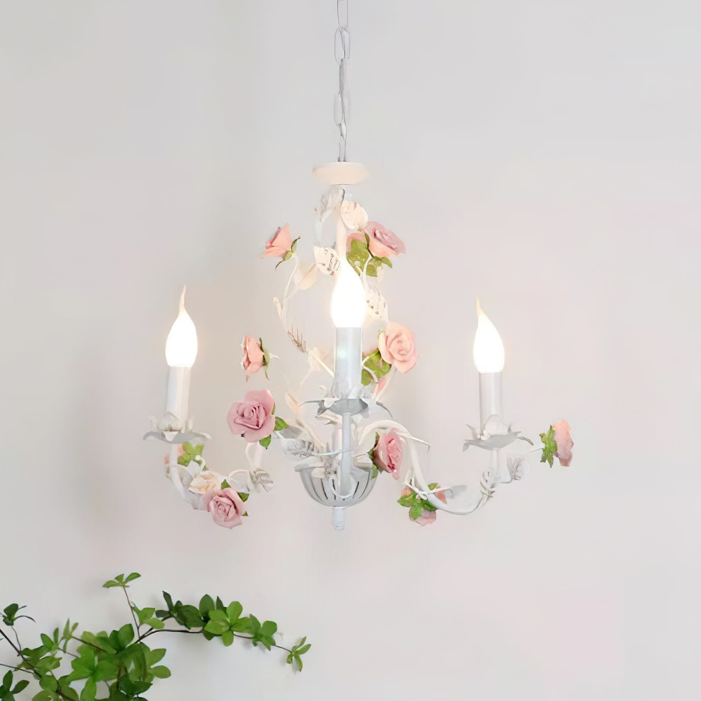 Evelisse – Lustre Vintage Blanc