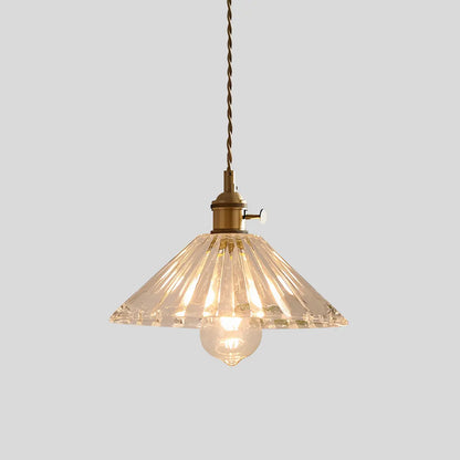 Lisobel – Lampe suspendue en verre américain