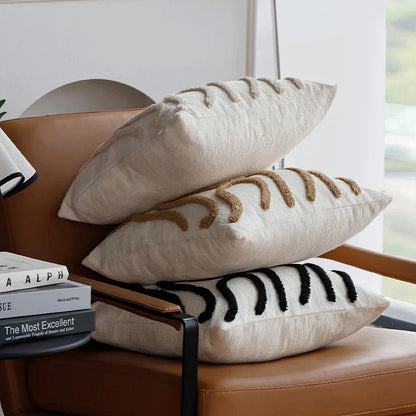 Sabella – Coussin Déco en Chenille Boho