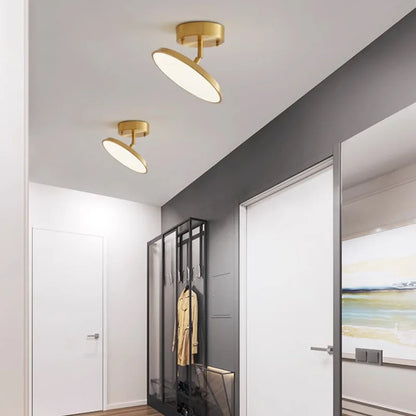 Riko – Plafonnier en cuivre rotatif