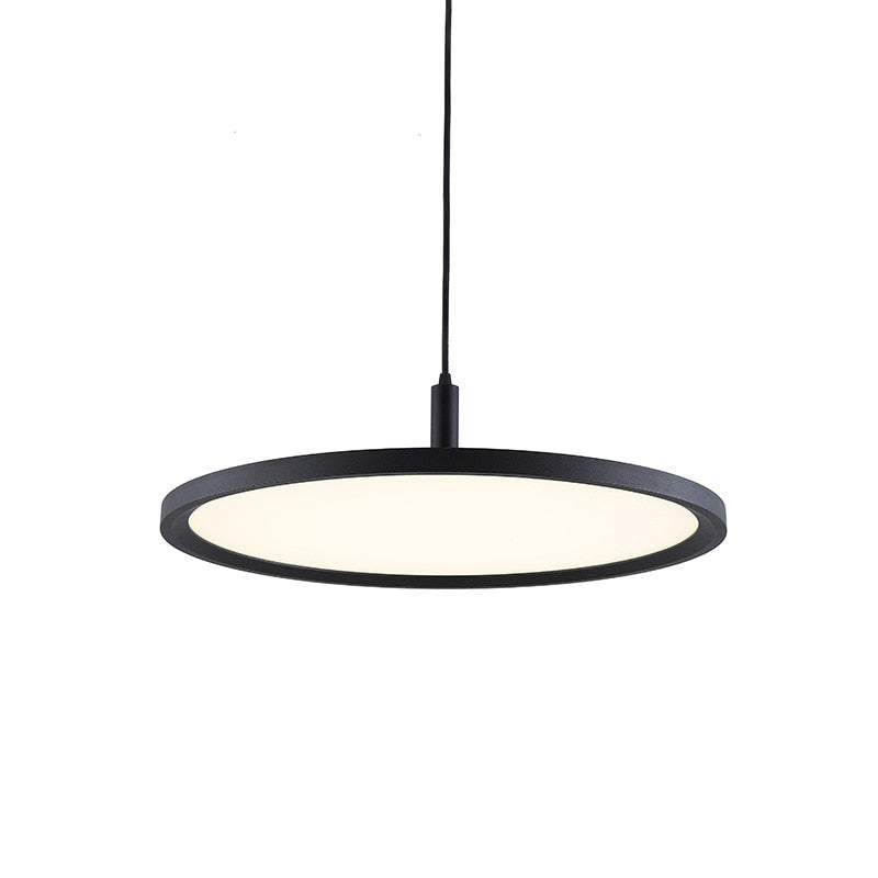 Aria – Disque LED Métallique Suspension