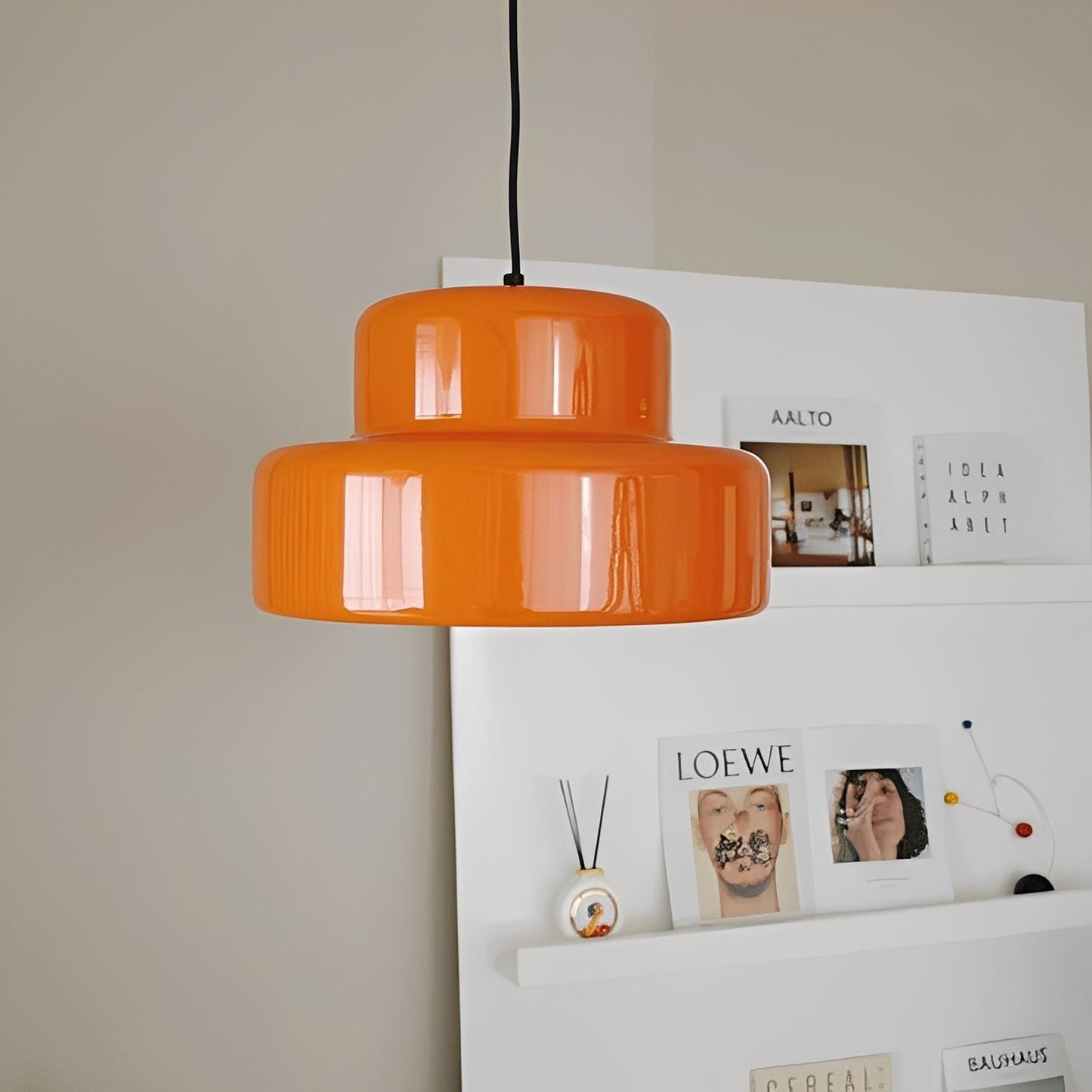 Olenya – Suspension Orange Vintage Nordique