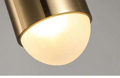 Aurea – Élégante Lampe Suspendue LED Dorée